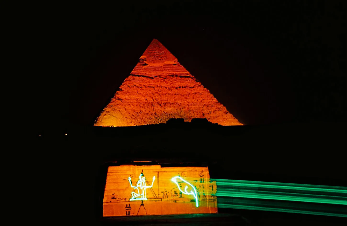 Giza Pyramids Sound and Light Show - Sphinx Tells Its Story